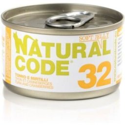 Natural Code Adult Cat 32 Tonno Amaranto e Mirtillo in Jelly 85 g