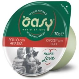 Oasy Cat More Love Pollo con Anatra Cup in Salsa 70 g