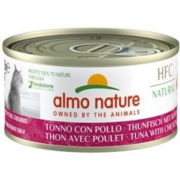 Almo Nature Cat HFC Natural Tonno con Pollo Lattina 150gr