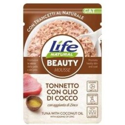 Life petcare Life Cat Funzionale Beauty con Tonnetto e Olio di Cocco Busta 70gr