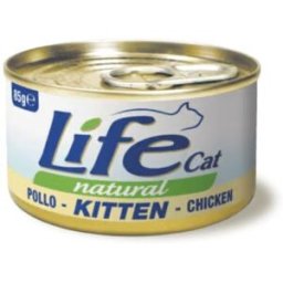 Life petcare Life Cat Natural Kitten Pollo Lattina 85gr