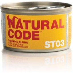 Natural Code Cat Steril 03 Tonno con Alghe Lattina 85 gr