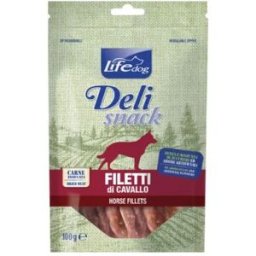Life petcare Life Dog Deli Snack Filetto di Cavallo 100gr