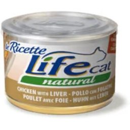 Life petcare Life Cat le Ricette Pollo con Fegatini Lattina 150gr