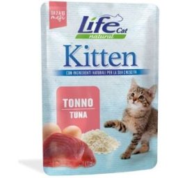 Life petcare Life Cat Natural Kitten Filetti di Tonno in Gelatina Busta 70gr