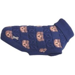Camon Dog Coat Maglioncino per Cani Bruno Blu