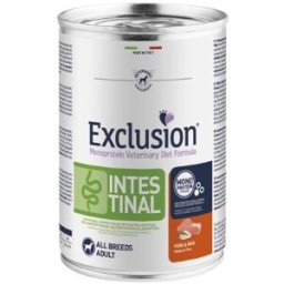 Exclusion Dog Diet Intestinal Adult Maiale Patè Lattina 400gr