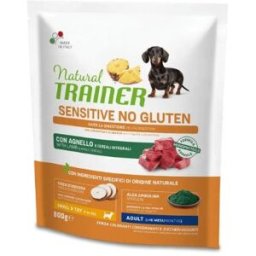 Natural Trainer Dog Sensitive Adult Mini con Agnello 800 g