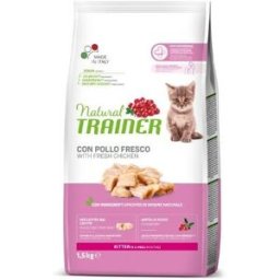 Natural Trainer Cat Kitten con Pollo Fresco 1.5 kg