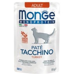 Monge Cat Monoprotein Patè Adult Tacchino Busta 85gr