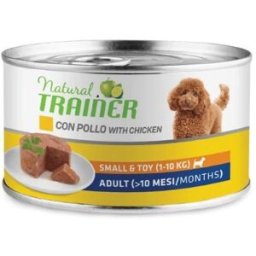 Natural Trainer Dog Patè Adult Mini con Pollo Lattina in Patè 150 g