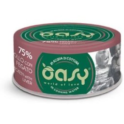 Oasy Cat More Love Pollo con Fegato lattina 70 g