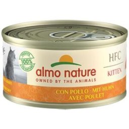Almo Nature Cat HFC Natural Kitten Pollo Lattina 70gr