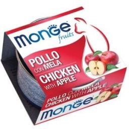 Monge Cat Fruit Pollo con Mela Lattina 80 g