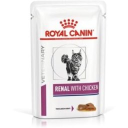 Royal Canin Cat Veterinary Diet Renal con Pollo Bocconcini in Salsa 85 g