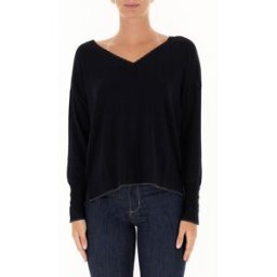 LIU JO Maglia scollo V LIU JEANS NERO XS