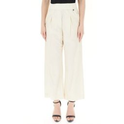 LIU JO Pantalone in taffetà BIANCO L