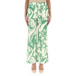 KOCCA Pantalone a palazzo VERDE 40