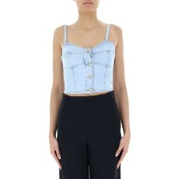 VICOLO Top in jeans AZZURRO M