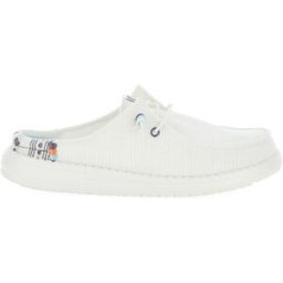 HEY DUDE Slippers in tessuto BIANCO 41