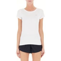 Under Armour T-shirt tessuto tecnico BIANCO LG
