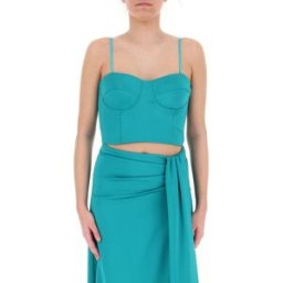 RINASCIMENTO Top a corpetto VERDE XL