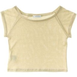 E.L.S.Y. T-shirt scollo barchetta GIALLO 44