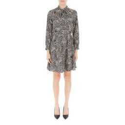 RINASCIMENTO Abito chemisier svasato NERO S