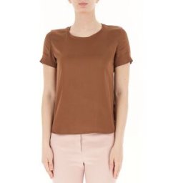 LIU JO Blusa in raso LIU JEANS MARRONE 42