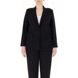 PERSONA by MARINA RINALDI Blazer misto viscosa NERO L