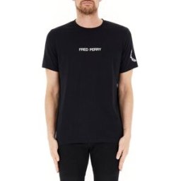 Fred Perry T-shirt girocollo NERO XXL
