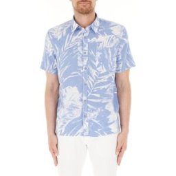 Guess Camicia maniche corte AZZURRO M