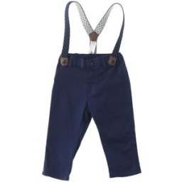 MAYORAL Pantalone con bretelle BLU 2-4