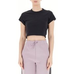 Adidas T-shirt cropped NERO L