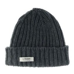 LE BONNET Berretto a costine ANTRACITE U