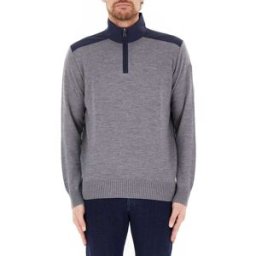 PAUL & SHARK Maglione mezza zip GRIGIO XXL