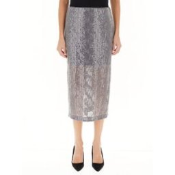 LIU JO Gonna con paillettes LIU JEANS GRIGIO 42