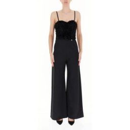 RINASCIMENTO Jumpsuit con tulle NERO L