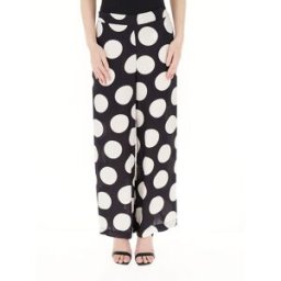 Dixie Pantalone in viscosa NERO S