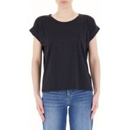 SAVE THE DUCK T-shirt tessuto tecnico NERO 0