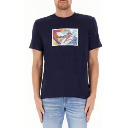 Napapijri T-shirt con logo BLU L