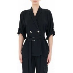 RINASCIMENTO Giacca con cintura NERO M