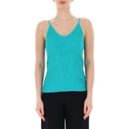 FRACOMINA Top con strass VERDE S