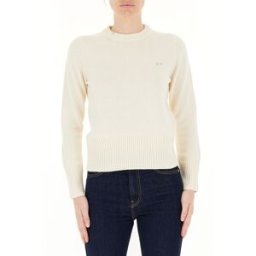 SUN68 Maglione misto lana BIANCO M