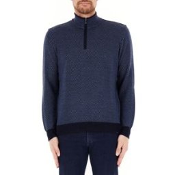 PAUL & SHARK Maglione mezza zip BLU XL