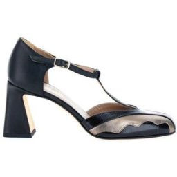 CHEVILLE Décolleté in pelle NERO 36