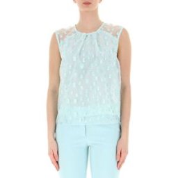 RINASCIMENTO Top in organza VERDE L