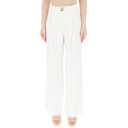 RINASCIMENTO Pantalone a palazzo BIANCO XL