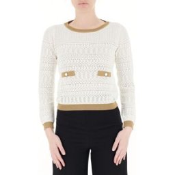 LIU JO Maglia misto viscosa LIU JEANS BIANCO L