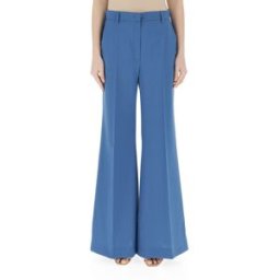 WEEKEND MAX MARA Pantalone in lana BLU 42